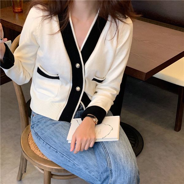 tees waist high-chic cardigans the whole soft game women sweaters brief elegance thin cleavage on v shreds 2021, White
tees waist high-chic cardigans the whole soft game women sweaters brief elegance thin cleavage on v shreds 2021, White