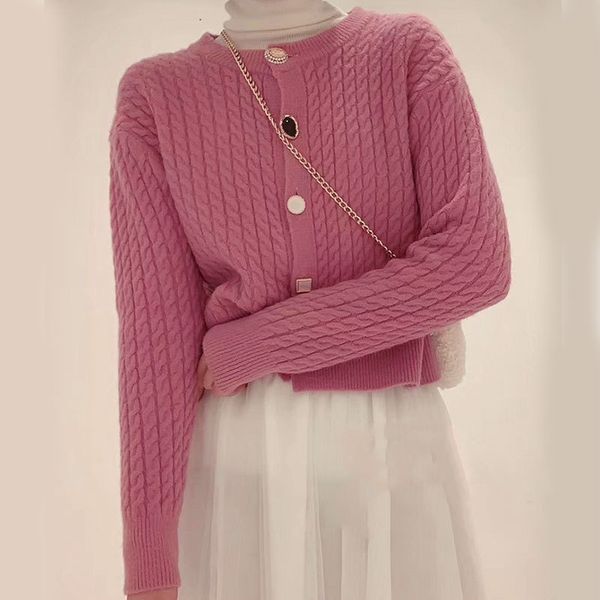 paris girl sweet o neck sweater women short cardigan chic long sleeve twist solid casual knitted pull femme 210524, White
paris girl sweet o neck sweater women short cardigan chic long sleeve twist solid casual knitted pull femme 210524, White