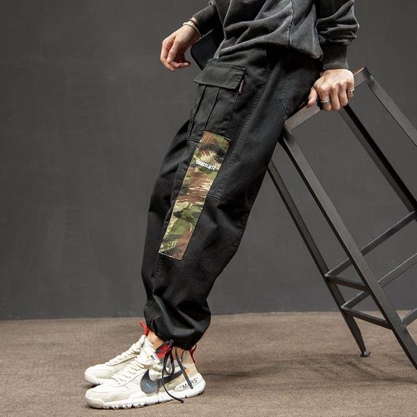 patchwork camo cargo pants men 2021 fashion baggy tactical trouser male hip hop casual cotton multi pockets streetwear men's, Black
patchwork camo cargo pants men 2021 fashion baggy tactical trouser male hip hop casual cotton multi pockets streetwear men's, Black