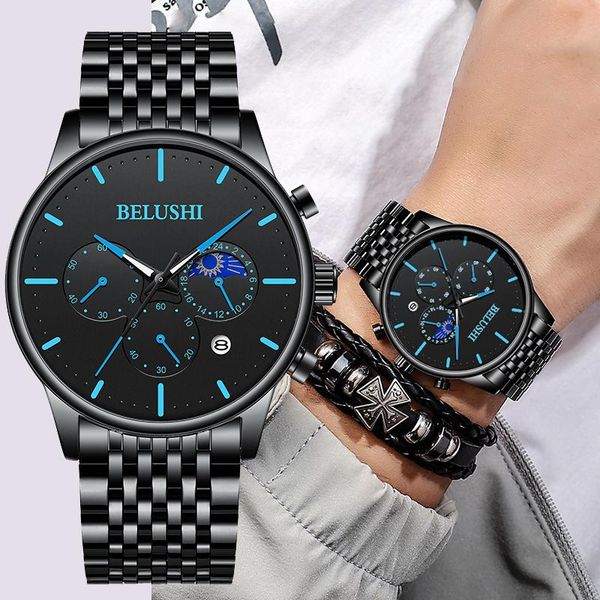 wristwatches belushi mens watches fashion sport quartz watch men casual steel mesh waterproof chronograph relogio masculino, Slivery;brown
wristwatches belushi mens watches fashion sport quartz watch men casual steel mesh waterproof chronograph relogio masculino, Slivery;brown