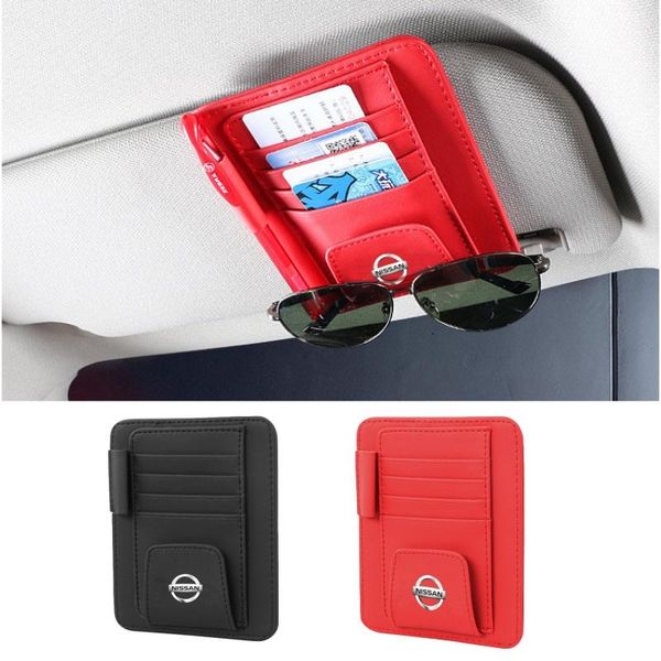 car organizer sun visor storage clip leather card case holder for sylphy leaf murano tiida x-trail xterra qashqai almera altima
car organizer sun visor storage clip leather card case holder for sylphy leaf murano tiida x-trail xterra qashqai almera altima