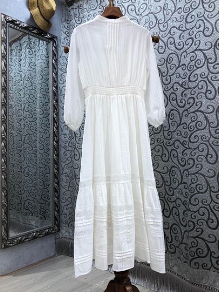 capris 100%cotton long 2021 spring summer fashion women o-neck hollow out embroidery lantern sleeve casual white beach maxi, Black;gray
capris 100%cotton long 2021 spring summer fashion women o-neck hollow out embroidery lantern sleeve casual white beach maxi, Black;gray