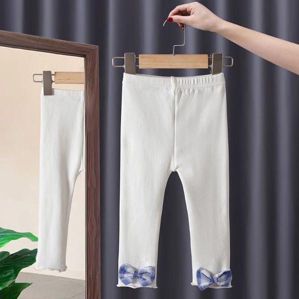 trousers baby girls pants plaid bow applique straight barrel external wear leggings children's clothing fashion for, Blue
trousers baby girls pants plaid bow applique straight barrel external wear leggings children's clothing fashion for, Blue