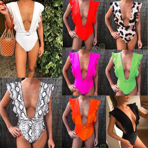one-piece suits one piece swimsuit 2021 ruffles swimwear women solid vintage retro bathing beach wear swim print monokini
one-piece suits one piece swimsuit 2021 ruffles swimwear women solid vintage retro bathing beach wear swim print monokini