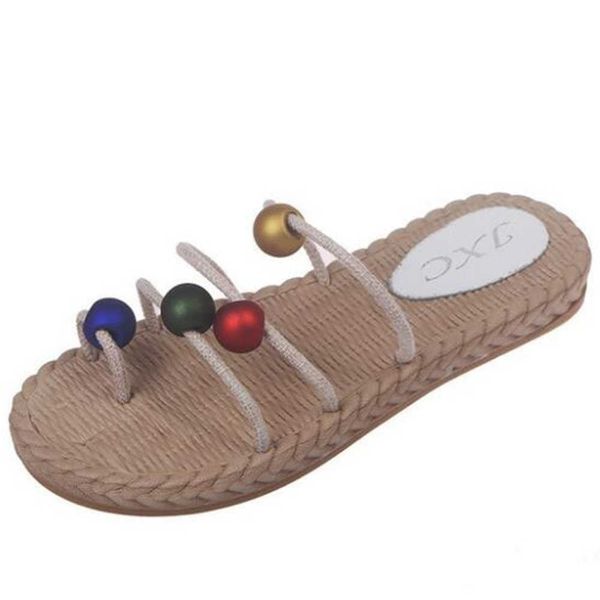 summer casual women hemp rope slippers beach sandals ladies bandage handmade beaded flat open toe non-slip slipper women xx131 210625, Black
summer casual women hemp rope slippers beach sandals ladies bandage handmade beaded flat open toe non-slip slipper women xx131 210625, Black