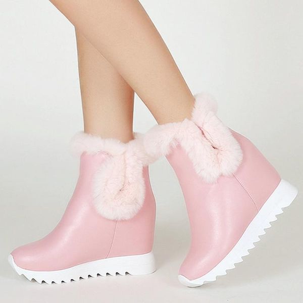 boots winter warm fur platform pumps shoes women genuine leather wedges high heel ankle female fashion sneakers, Black
boots winter warm fur platform pumps shoes women genuine leather wedges high heel ankle female fashion sneakers, Black