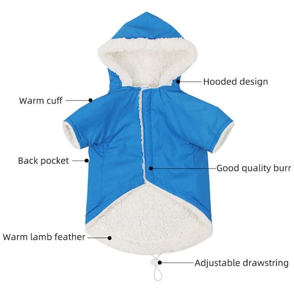 dog apparel cotton coat for dogs, warmer winter clothes thick blue small and medium chihuahua, stuffed animal
dog apparel cotton coat for dogs, warmer winter clothes thick blue small and medium chihuahua, stuffed animal