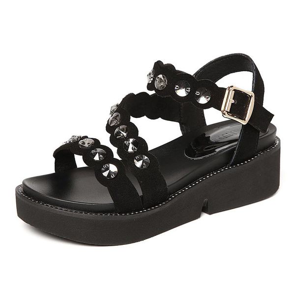 dress shoes 2021 fish mouth large size muffin with wedge heel platform thick bottom roman sandals female, Black
dress shoes 2021 fish mouth large size muffin with wedge heel platform thick bottom roman sandals female, Black