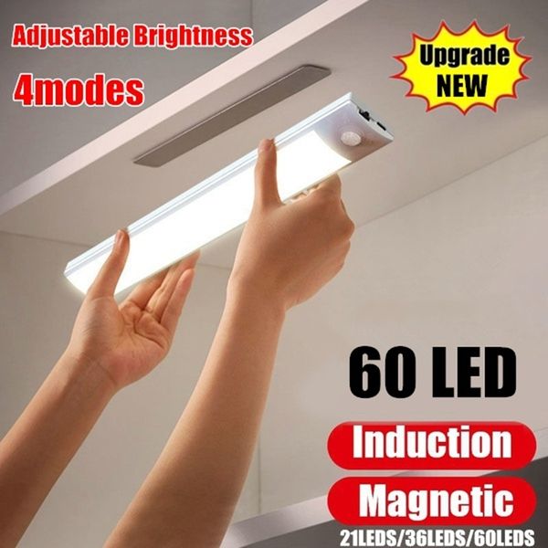 21/36/60 led portable wireless pir motion sensor infrared induction lamp super bright light bar closet cabinet wardrobe
21/36/60 led portable wireless pir motion sensor infrared induction lamp super bright light bar closet cabinet wardrobe