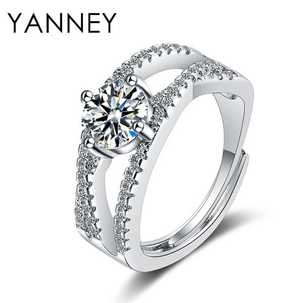 cluster rings yanney 925 sterling silver shiny cz zircon round open ring for women fashion luxury wedding jewelry gifts, Golden;silver
cluster rings yanney 925 sterling silver shiny cz zircon round open ring for women fashion luxury wedding jewelry gifts, Golden;silver