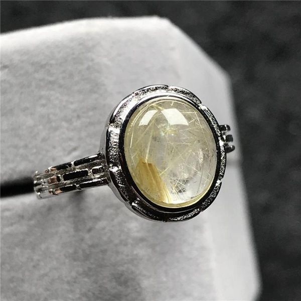 cluster rings 11x9mm genuine natural gold rutilated quartz ring jewelry for woman lady man crystal beads silver stone adjustable, Golden;silver
cluster rings 11x9mm genuine natural gold rutilated quartz ring jewelry for woman lady man crystal beads silver stone adjustable, Golden;silver