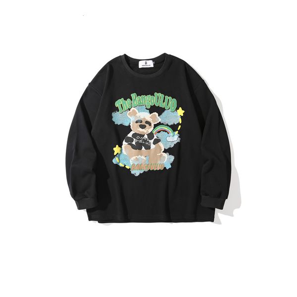 sweatshirts cartoon bear print hoodless sweater mens street fashion brand loose long sleeve bf lazy round neck pullover hoodie, Black
sweatshirts cartoon bear print hoodless sweater mens street fashion brand loose long sleeve bf lazy round neck pullover hoodie, Black