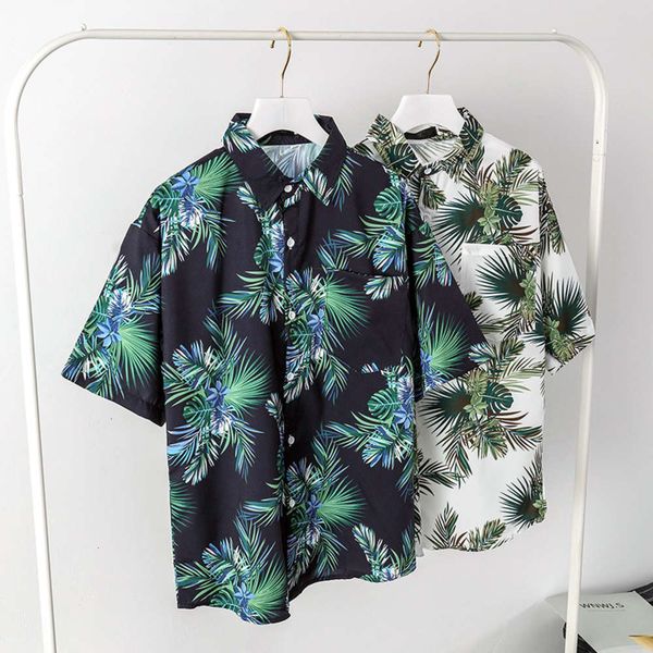 men's casual shirts shirtflower men's short sleeve shirt korean fashion cool casual summer thin inch ruffian handsome half zc1g, White;black
men's casual shirts shirtflower men's short sleeve shirt korean fashion cool casual summer thin inch ruffian handsome half zc1g, White;black
