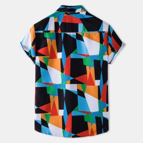 fashion geometric pattern print mens hawaiian shirt short sleeve casual button down tropical aloha holiday party clothing men's shirts, White;black
fashion geometric pattern print mens hawaiian shirt short sleeve casual button down tropical aloha holiday party clothing men's shirts, White;black
