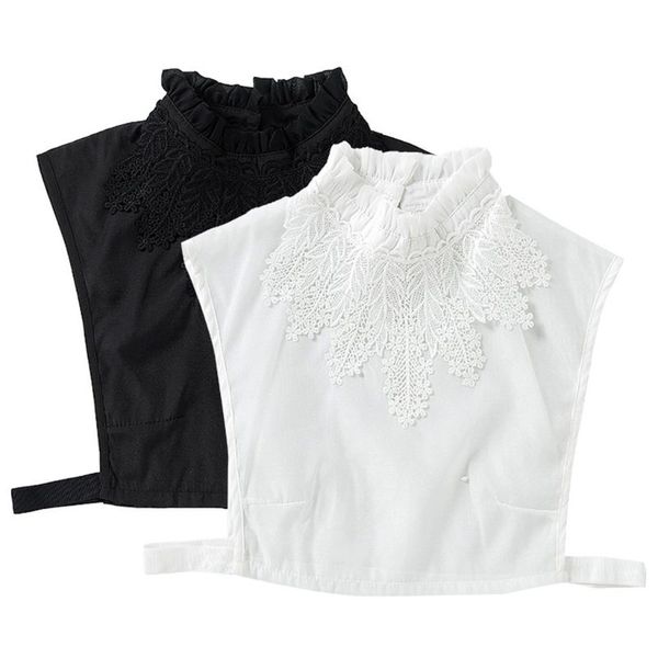 necklace designer women girl blouse fake ruffle stand collar crochet floral lace applique decor solid color detachable ladies st, Blue;red
necklace designer women girl blouse fake ruffle stand collar crochet floral lace applique decor solid color detachable ladies st, Blue;red