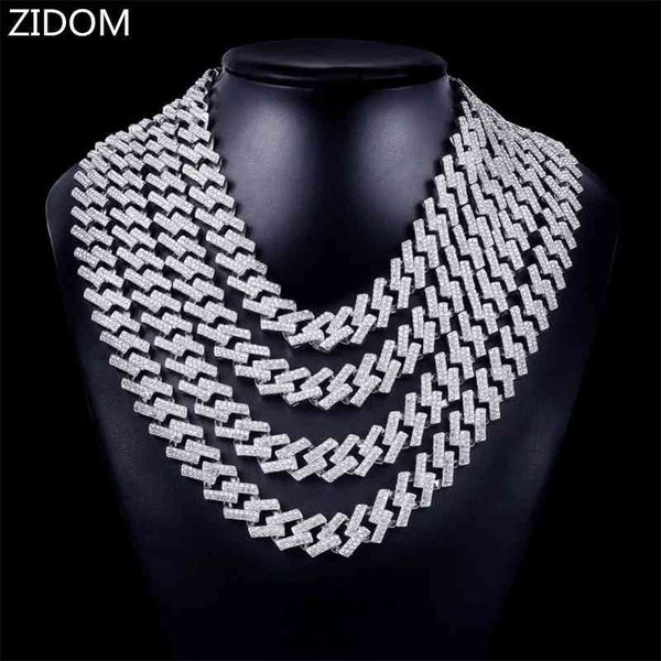 men women hip hop iced out bling chain necklace 13mm rhombus cuban chains necklaces hiphop fashion charm jewelry, Silver
men women hip hop iced out bling chain necklace 13mm rhombus cuban chains necklaces hiphop fashion charm jewelry, Silver