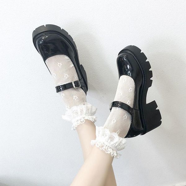 dress shoes small leather women spring models mary jane women's japanese high heels retro platform, Black
dress shoes small leather women spring models mary jane women's japanese high heels retro platform, Black