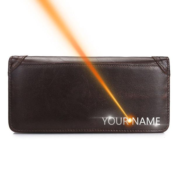 wallets 2021 name engraving men genuine leather long vintage money clip purses design male carteira, Red;black
wallets 2021 name engraving men genuine leather long vintage money clip purses design male carteira, Red;black