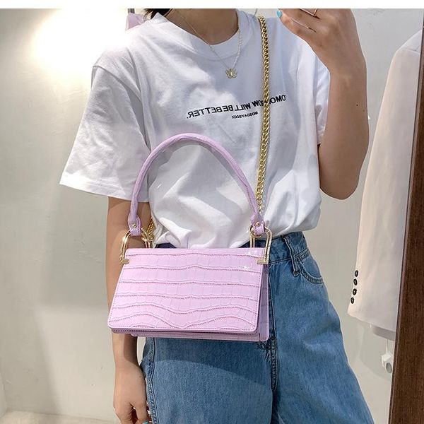 evening bags 2021 fashion western style shoulder bag candy color chain crocodile pattern handbag
evening bags 2021 fashion western style shoulder bag candy color chain crocodile pattern handbag