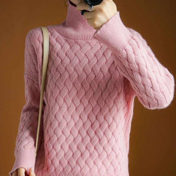 women's sweaters cashmere sweater, autumn and winter, thick, turtleneck, knitting base, large size, women's knitted sweater 81n7, White;black
women's sweaters cashmere sweater, autumn and winter, thick, turtleneck, knitting base, large size, women's knitted sweater 81n7, White;black