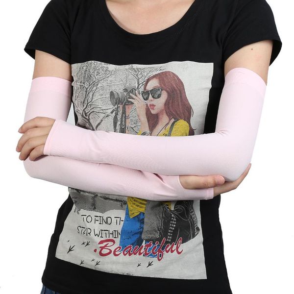 elbow & knee pads 1 pair men women arm sleeves summer sun uv protection cycling running fishing driving cover drop ice sleeve, Black;gray 
elbow & knee pads 1 pair men women arm sleeves summer sun uv protection cycling running fishing driving cover drop ice sleeve, Black;gray