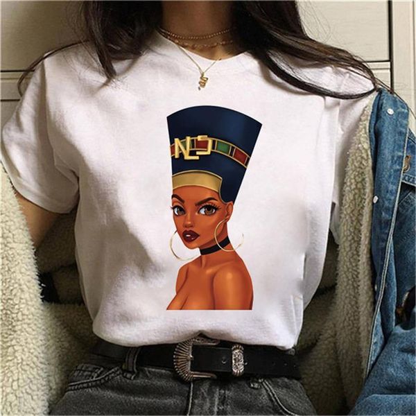 maycaur beauty african girl men t shirts print summer short sleeve harajuku female tee, White;black
maycaur beauty african girl men t shirts print summer short sleeve harajuku female tee, White;black