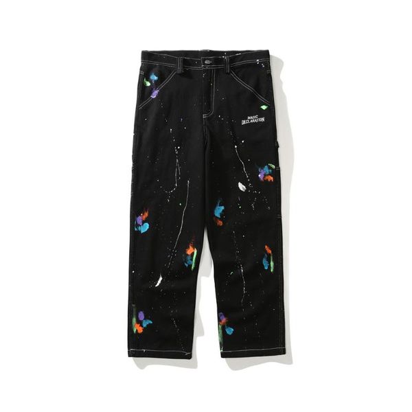 men's jeans eukaaru letter embroidery abstract graffiti high street fashion wide leg pants casual women oversized straight, Blue
men's jeans eukaaru letter embroidery abstract graffiti high street fashion wide leg pants casual women oversized straight, Blue