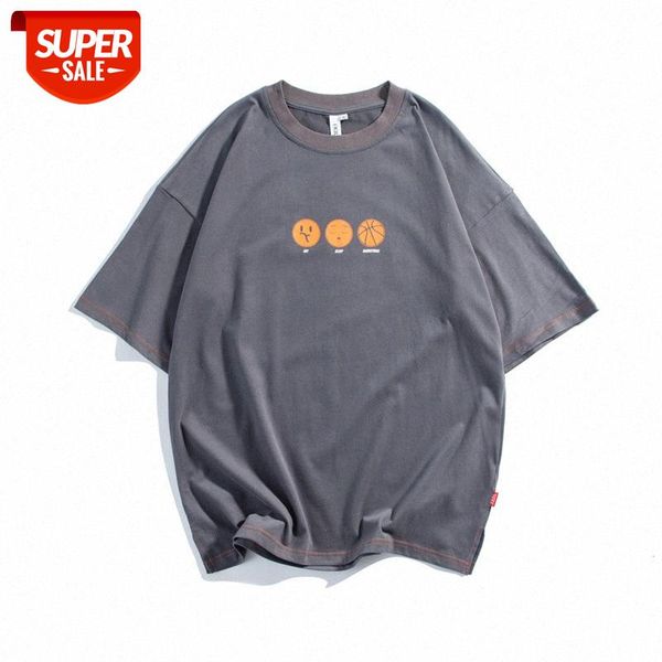20 summer round neck t-shirt original creative basketball small pattern printing loose casual short-sleeved men #sj6l, White;black
20 summer round neck t-shirt original creative basketball small pattern printing loose casual short-sleeved men #sj6l, White;black
