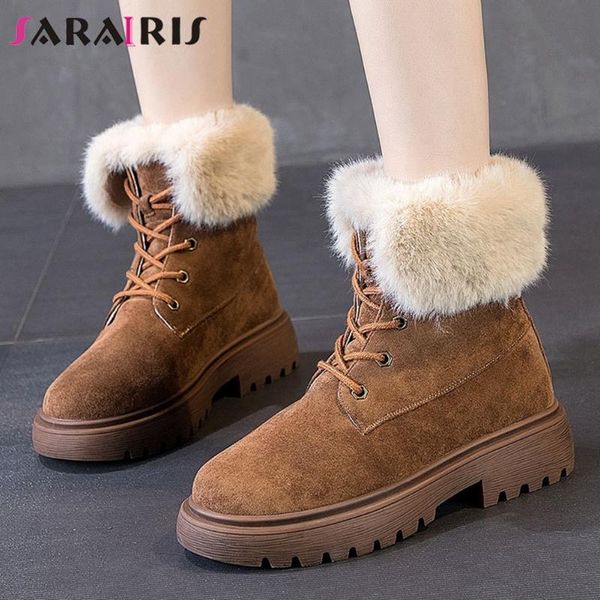 boots sarairis winter female fashion warm fur snow women platform chunky heels thick plush ankle shoes woman, Black
boots sarairis winter female fashion warm fur snow women platform chunky heels thick plush ankle shoes woman, Black