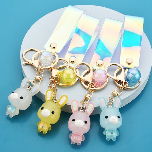 2021 fashion keychain new acrylic jelly rabbit keychain lovers bag pendant creative practical small gift, Slivery;golden
2021 fashion keychain new acrylic jelly rabbit keychain lovers bag pendant creative practical small gift, Slivery;golden