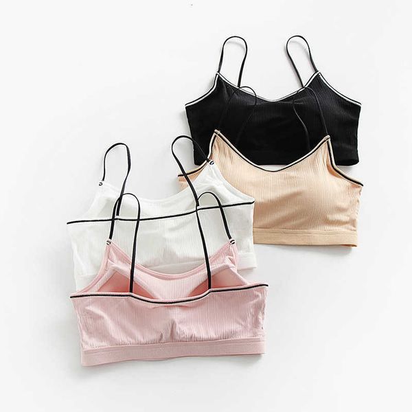 tracksuits 2021 spring and summer pure color with chest pad thin shoulder belt small breast wrap women's bra, Gray
tracksuits 2021 spring and summer pure color with chest pad thin shoulder belt small breast wrap women's bra, Gray