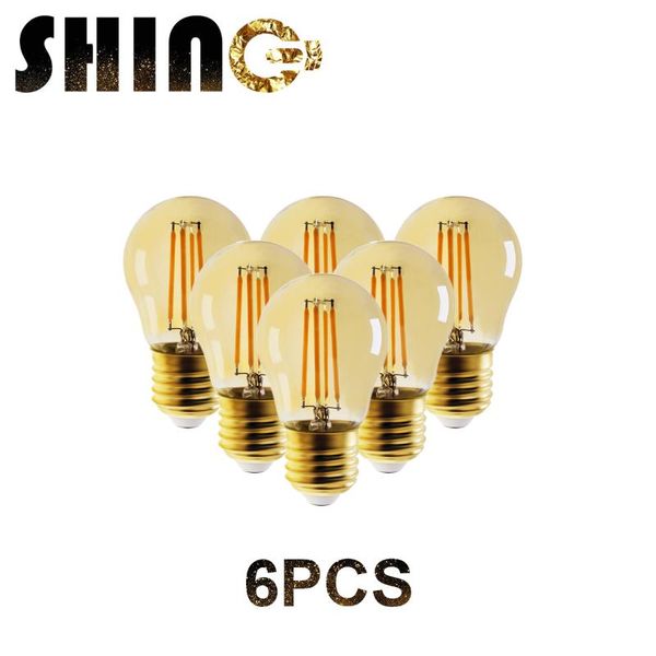 other lighting bulbs & tubes 6pcs/lot 2021 rushed sale ce rohs decor retro edison led filament bubble ball bulb g45 4w e27 220v for home bed
other lighting bulbs & tubes 6pcs/lot 2021 rushed sale ce rohs decor retro edison led filament bubble ball bulb g45 4w e27 220v for home bed