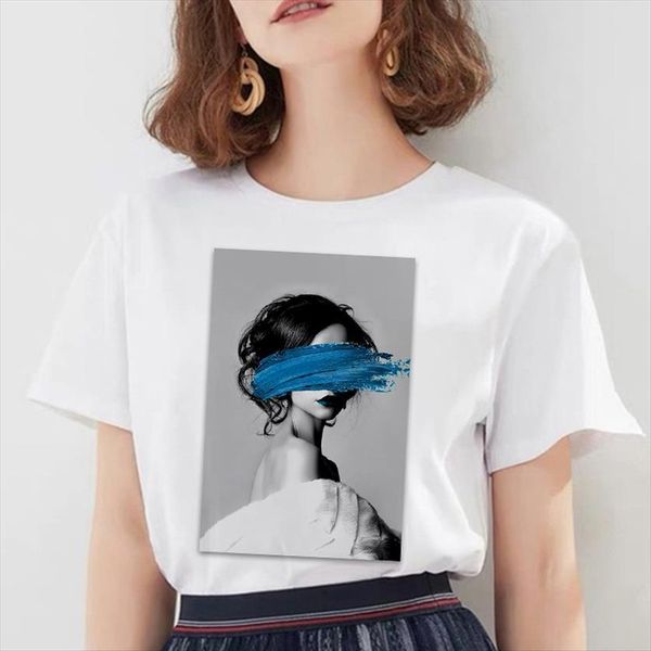 fashionable cute personality nordic retro women t shirt art print harajuku short sleeve punk streetwear clothes, White
fashionable cute personality nordic retro women t shirt art print harajuku short sleeve punk streetwear clothes, White