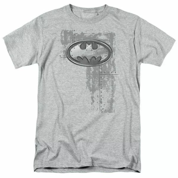 DC Batman Riveted Metal Logo T Shirt Mens Licensed DC Comics Tee Sport Gray, White;black
DC Batman Riveted Metal Logo T Shirt Mens Licensed DC Comics Tee Sport Gray, White;black