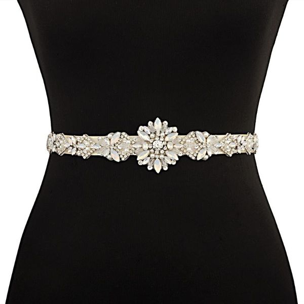 wedding sashes trixy s408 milk rhinestone belt glitter crystal bridal opal stony for brides, White
wedding sashes trixy s408 milk rhinestone belt glitter crystal bridal opal stony for brides, White