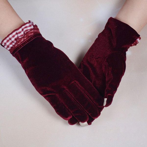 five fingers gloves 1 pair winter woman gold velvet warm windproof soft elastic outdoor driving mittens fashion touch screen, Blue;gray
five fingers gloves 1 pair winter woman gold velvet warm windproof soft elastic outdoor driving mittens fashion touch screen, Blue;gray