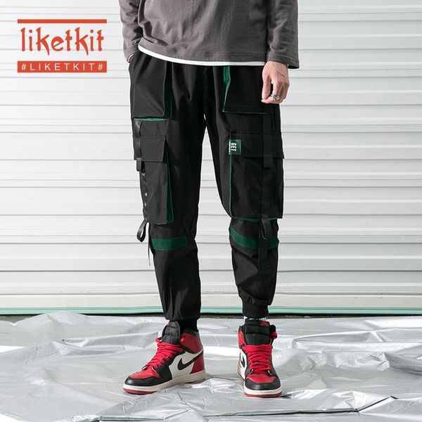 men's pants liketkit hip hop cargo 2021 male casual ribbons pockets patchwork joggers mens loose harem overalls streetwear, Black
men's pants liketkit hip hop cargo 2021 male casual ribbons pockets patchwork joggers mens loose harem overalls streetwear, Black