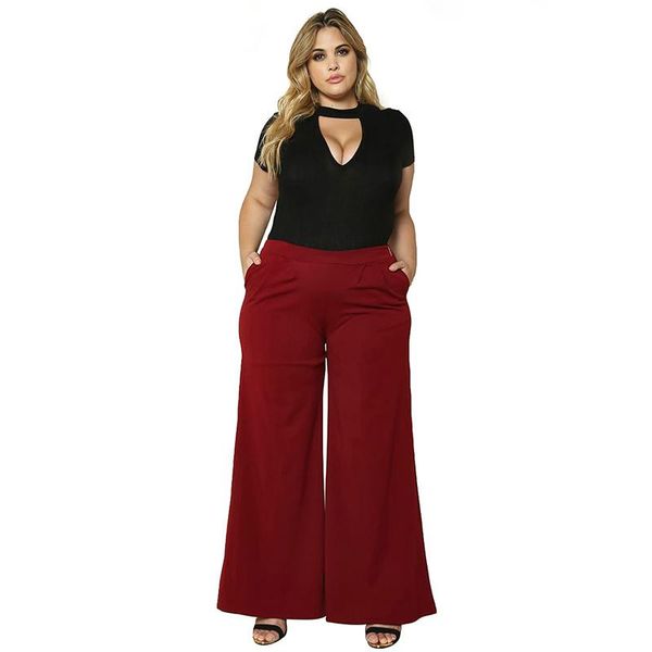 women's pants & capris gxds 2021 plus size spring and summer fashion casual solid color knitted pocket wide-leg, Black;white
women's pants & capris gxds 2021 plus size spring and summer fashion casual solid color knitted pocket wide-leg, Black;white