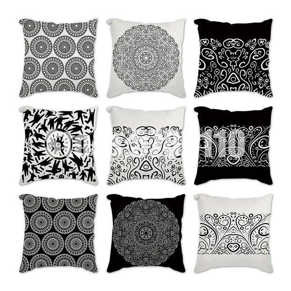 black white geometric polyester cushion cover throw pillow living room car home decoration sofa bed decorative flower pillowcase cushion/dec
black white geometric polyester cushion cover throw pillow living room car home decoration sofa bed decorative flower pillowcase cushion/dec