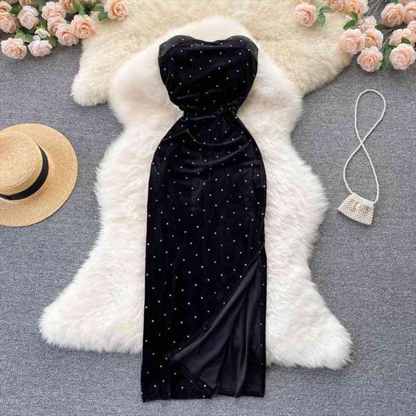 women polka dot velvet bodycon dress summer elegant off shoulder sleeveless high waist party midi robe female vestido, Black;gray
women polka dot velvet bodycon dress summer elegant off shoulder sleeveless high waist party midi robe female vestido, Black;gray