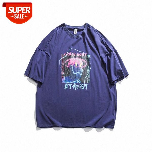 summer t-shirt japanese street round neck pullover creative pattern printing men's short sleeves #zz7c, White;black
summer t-shirt japanese street round neck pullover creative pattern printing men's short sleeves #zz7c, White;black