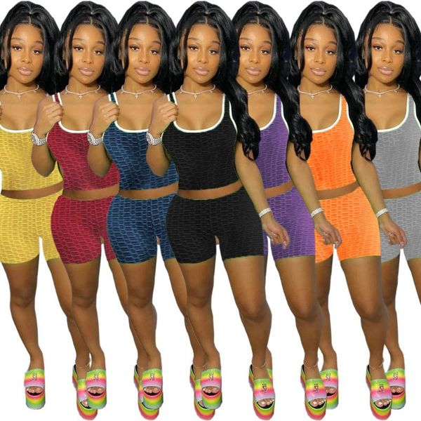 yoga outfit fashion solid seamless jacquard gym fitness set sleeveless tank crop shorts tracksuit outdoor sporty jogging training
yoga outfit fashion solid seamless jacquard gym fitness set sleeveless tank crop shorts tracksuit outdoor sporty jogging training