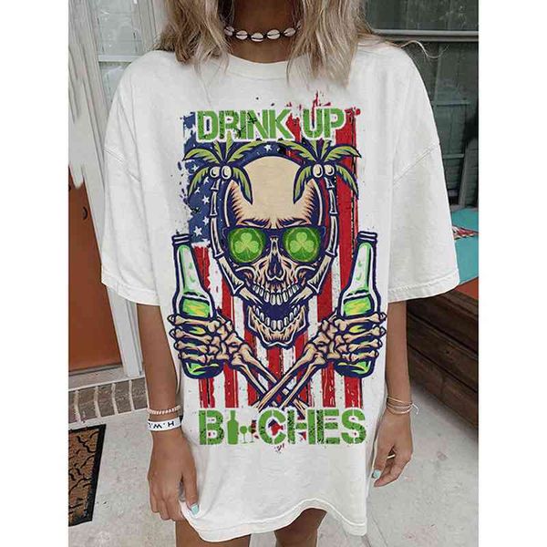 tee white skull letter graphic shirt female harajuku streetwear neck short sleeve 2021 summer fashion
tee white skull letter graphic shirt female harajuku streetwear neck short sleeve 2021 summer fashion