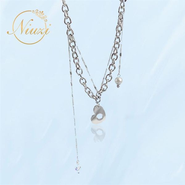 chains 2021 retro love heart pendant pearl necklaces for women teen fine simple silver color layered necklace girl trend k- gift
chains 2021 retro love heart pendant pearl necklaces for women teen fine simple silver color layered necklace girl trend k- gift
