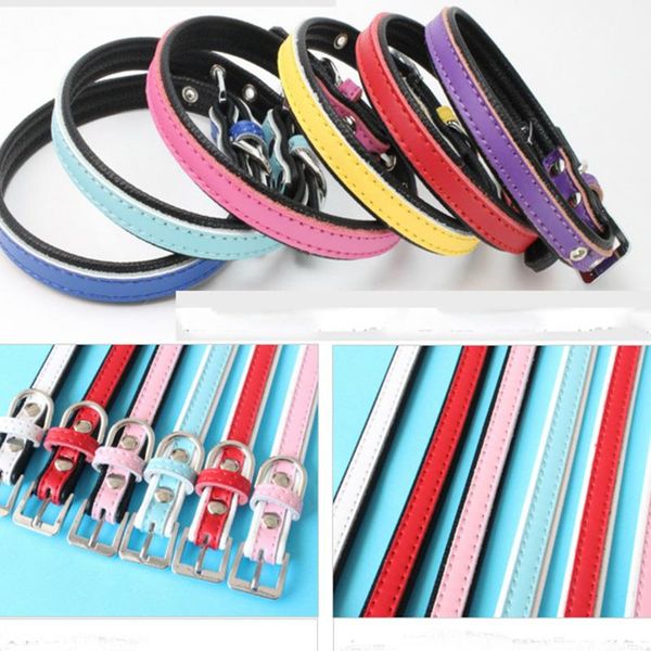 12pcs/lot cute pets adjustable pu leather dog collars puppy pet necklace collar dogs cat & leashes
12pcs/lot cute pets adjustable pu leather dog collars puppy pet necklace collar dogs cat & leashes