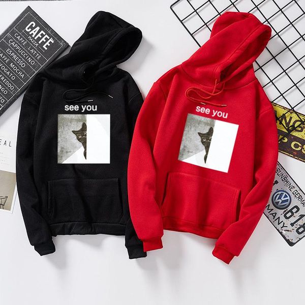 oversized cute cat women cartoon hooded sweatshirt print hoodies long sleeve loose pullover jacket coat women's & sweatshirts, Black
oversized cute cat women cartoon hooded sweatshirt print hoodies long sleeve loose pullover jacket coat women's & sweatshirts, Black