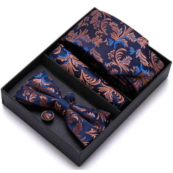 100% silk men's bow tie set for men purple solid gold floral bowtie pocket squre cufflinks fashion necktie in gift box ties, Black;gray
100% silk men's bow tie set for men purple solid gold floral bowtie pocket squre cufflinks fashion necktie in gift box ties, Black;gray