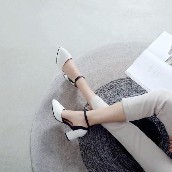 oversized high heels sandals women shoes woman summer ladies baotou buckle square and thick heel shallow mouth, Black
oversized high heels sandals women shoes woman summer ladies baotou buckle square and thick heel shallow mouth, Black
