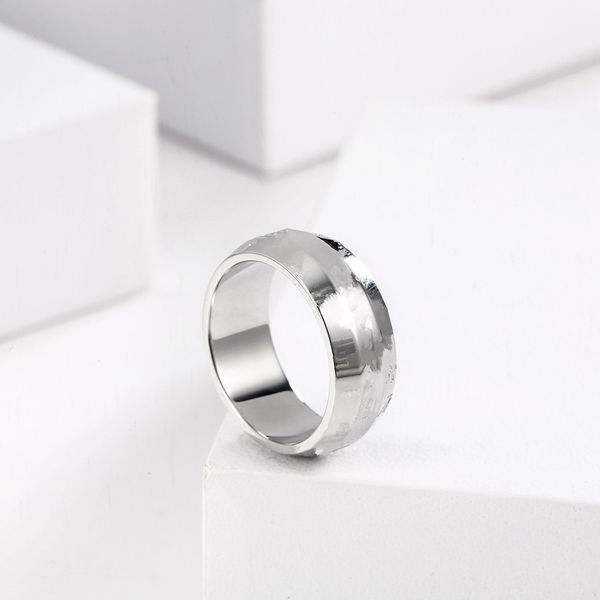 new wholesale price wide shape men ring size 7/8 sliver color letter stainless steel gifts for men women, Silver
new wholesale price wide shape men ring size 7/8 sliver color letter stainless steel gifts for men women, Silver