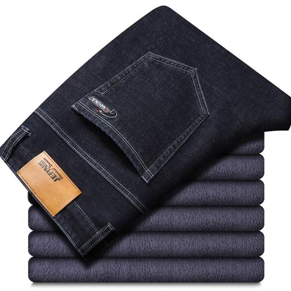 men's jeans 2021 men activities warm autumn winter cotton flocking soft, Blue
men's jeans 2021 men activities warm autumn winter cotton flocking soft, Blue